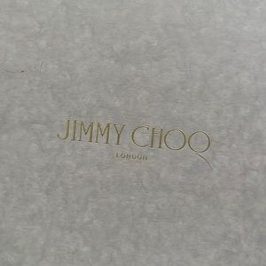 Jimmy Choo ankle boot box and papers
